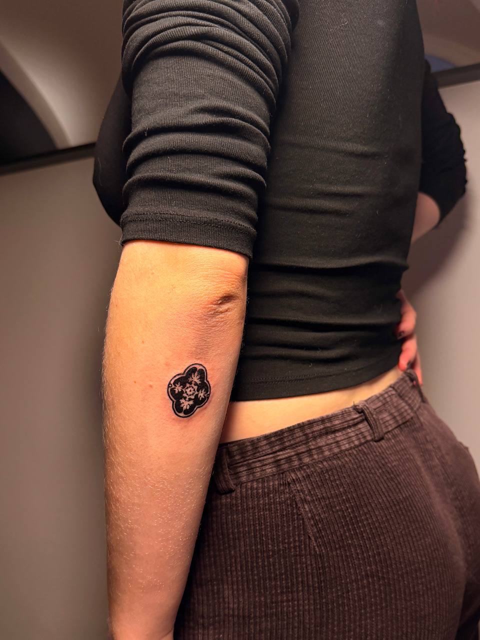 Ornamentální tetování na paži / Ornamental tattoo on arm